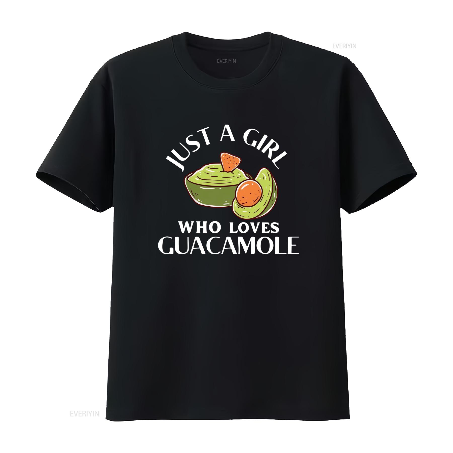 

Guacamole Lover T Shirt Just A Girl Who Loves Avocado Mexican Food Cinco de Mayo Outfit Funny Foodie Design vintage Washed 4XL