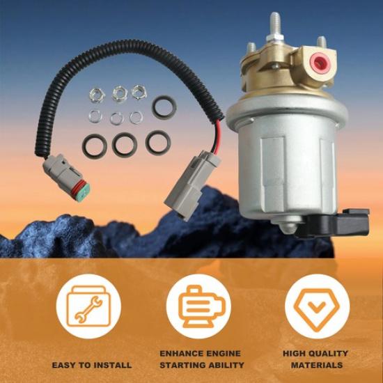 24V Fuel lift Pump for Cumm QSB5.9 6B 5.9L Engine 4943049 3990106