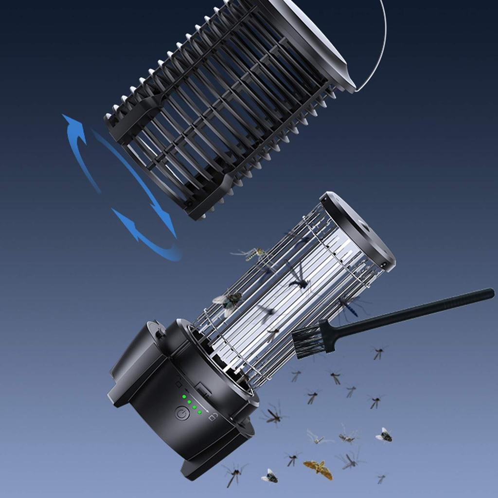 Mosquito Killer Fly Trap Household Outdoor Electronic Mosquito Killer Camping Light One-click Cleaning