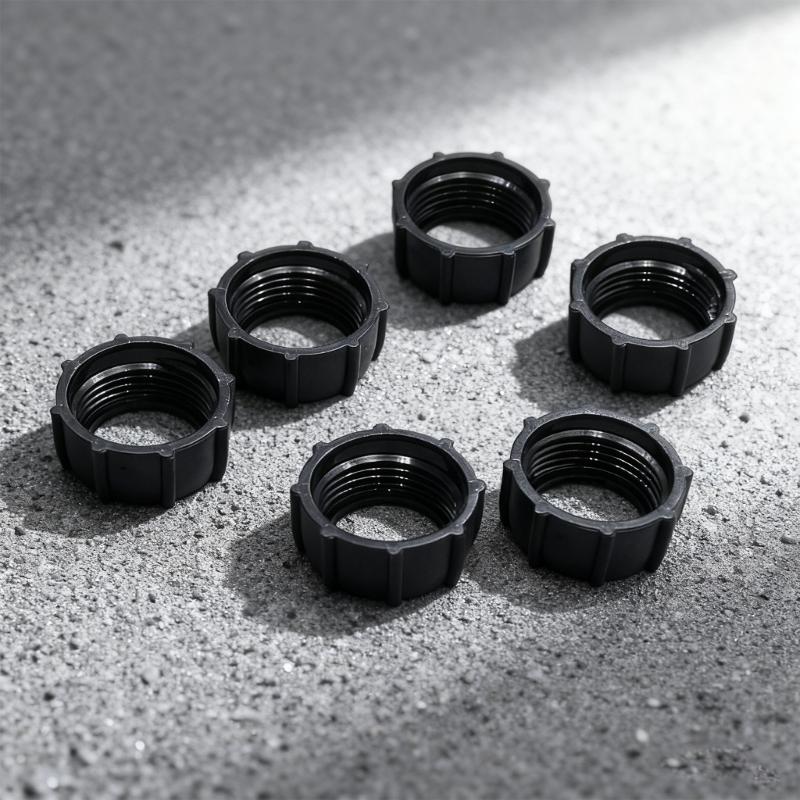 6 ks Náhradních utahovacích matic pro 17mm kulové klouby v držácích do vozidla, magnetických držácích a bezdrátových nabíječkách