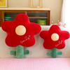 Creative Little Safflower Plush Toy Tulip Flower Throw Pillow Bed Pillow Girl Accompany Doll