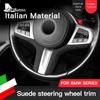 Steering Wheel Cover Trim for BMW 3 5 Series X3 X4 X5 Z4 F40 G20 G28 G30 G32 G38 G01 G02 G05 G11 G12