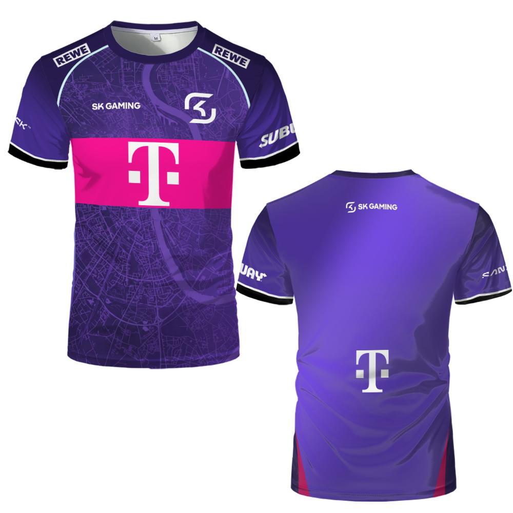 2026 SK Gaming Esports Team Jersey Customizable Nickname T-shirt Men's Women's Breathable Competition Training Uniform Fan Gifts