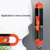 Multifunction Profile Scribing Ruler Movable Carpenter Tool for Floor Laying