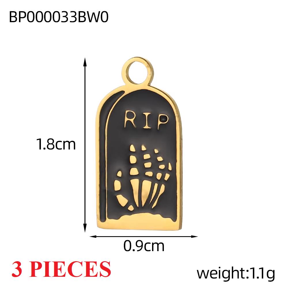 3PCS/LOT CARLIDANA Vintage Luxury Stainless Steel Natural Stone Star Eye Sunflower Pendants Charms for DIY Jewelry