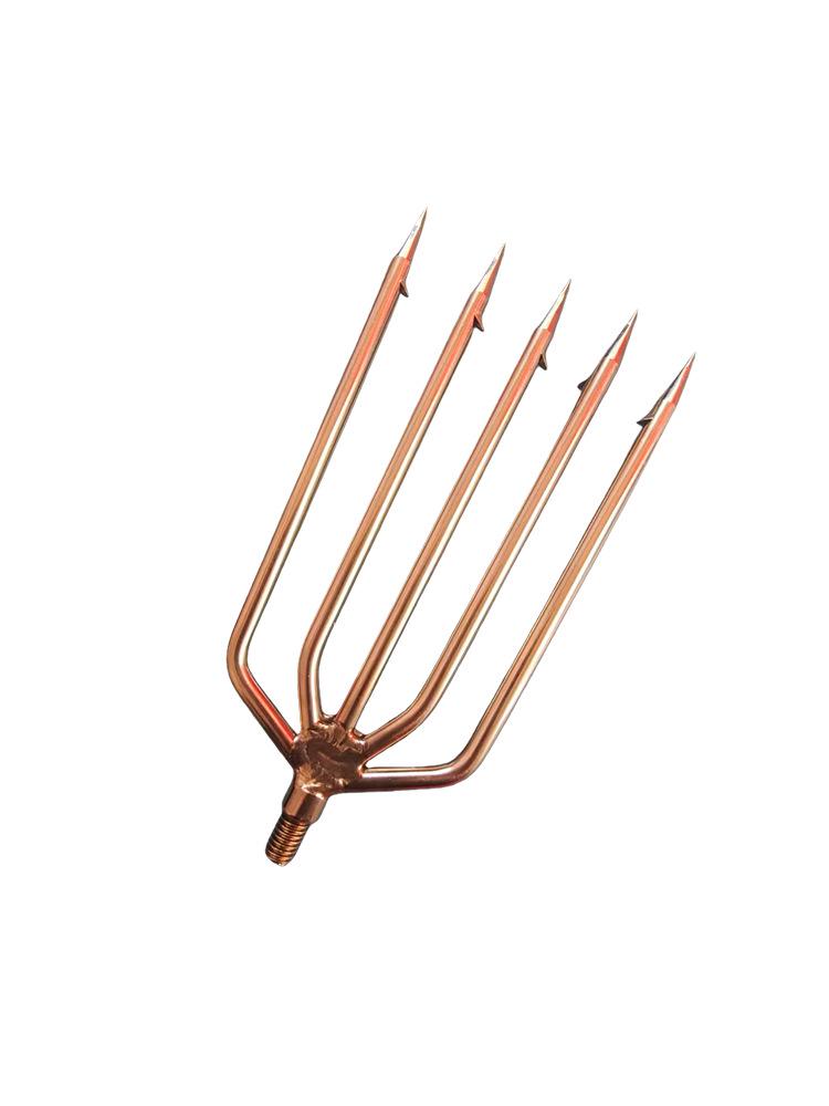 Premium Stainless Steel Fish Spear Set: Telescopic Rod with 4-Prong and 5-Prong Barbed Heads