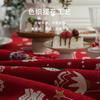 American Christmas Festive Table Runner Long Tablecloth Dining Table Cover