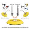 Pack of 279 Sandpaper Discs Suitable for Angle Grinders Efficient Wood & Metal Finishing Smoothing Quick Easy Attachment