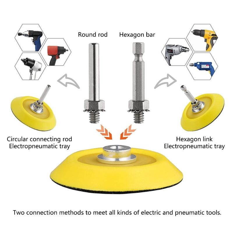Pack of 279 Sandpaper Discs Suitable for Angle Grinders Efficient Wood & Metal Finishing Smoothing Quick Easy Attachment