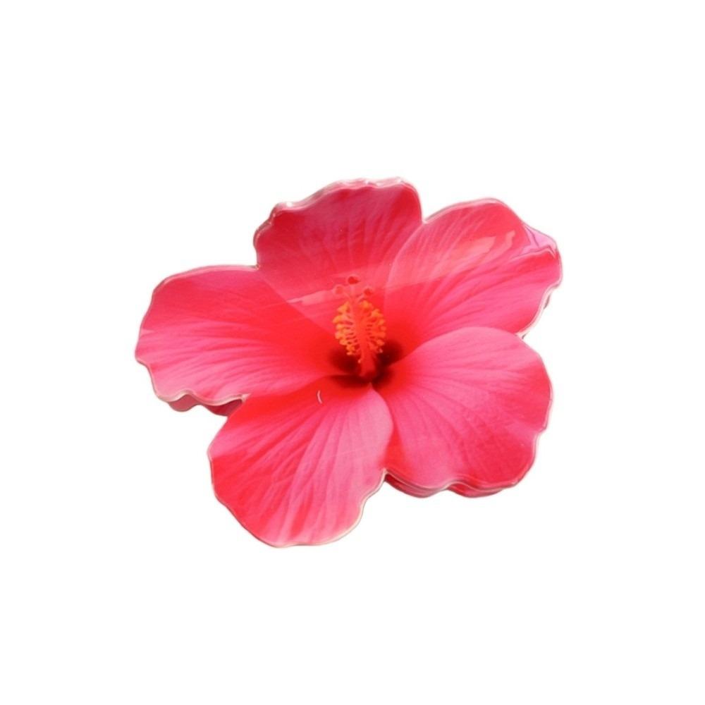 

Versatile Hibiscus Flower Hair Clip Vintage Nature-inspired Accessories Women красный