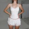 2026 Spring New Women's Fashion Casual Sexy Slim-Fit Strap Mini Dress Fresh Sweet Style Niche Outfit for Women