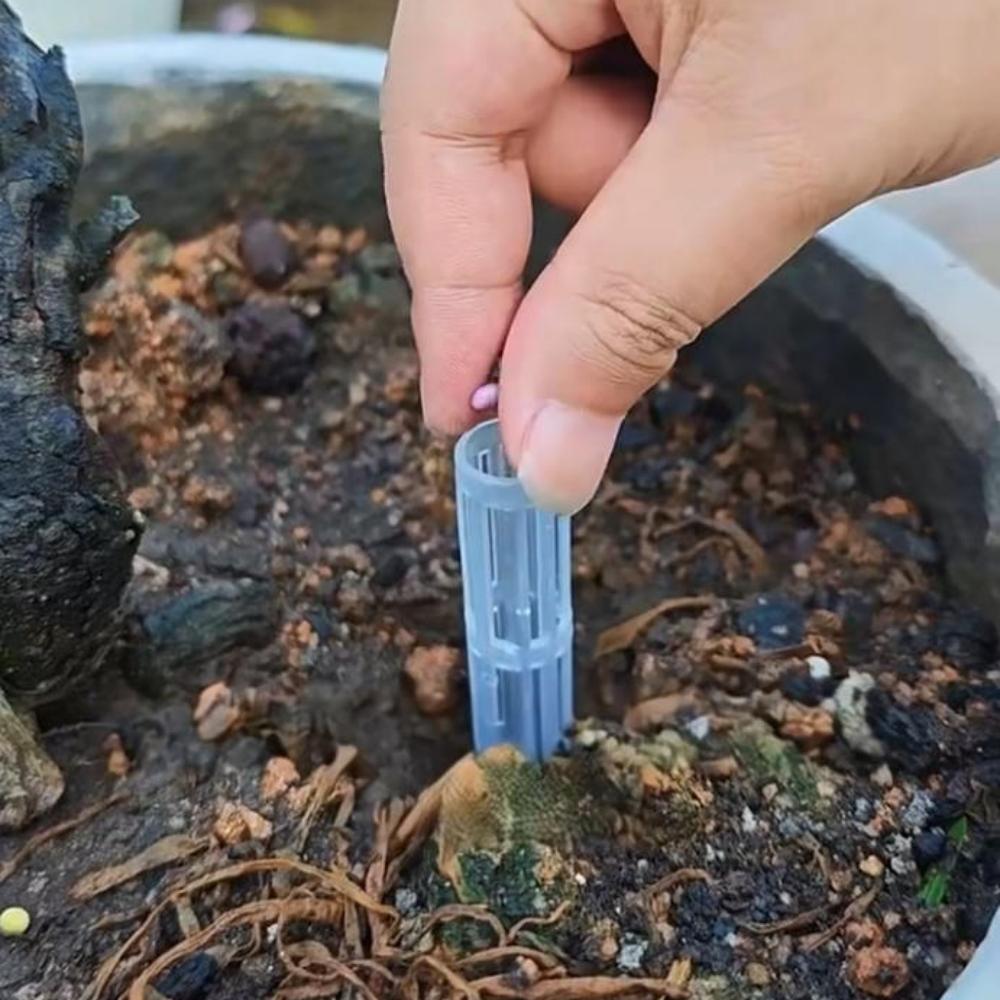 20/50/100Pcs Indoor/Outdoor Potted Plants Aeration Tubes White Drainage Pipe for Preventing Root Rot and Improving Drainage