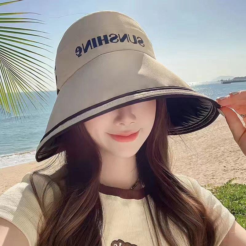 

Able плиссированная шляпа рыболова с буквами для женщин S солнцезащитная универсальная шляпа для бассейна