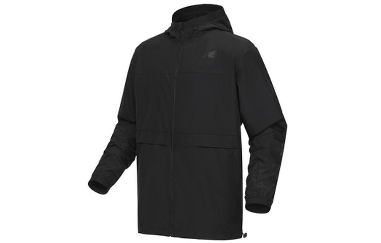 New Balance Jackets Men s Black Hooded Moderate Other AMJ03044-BK XL