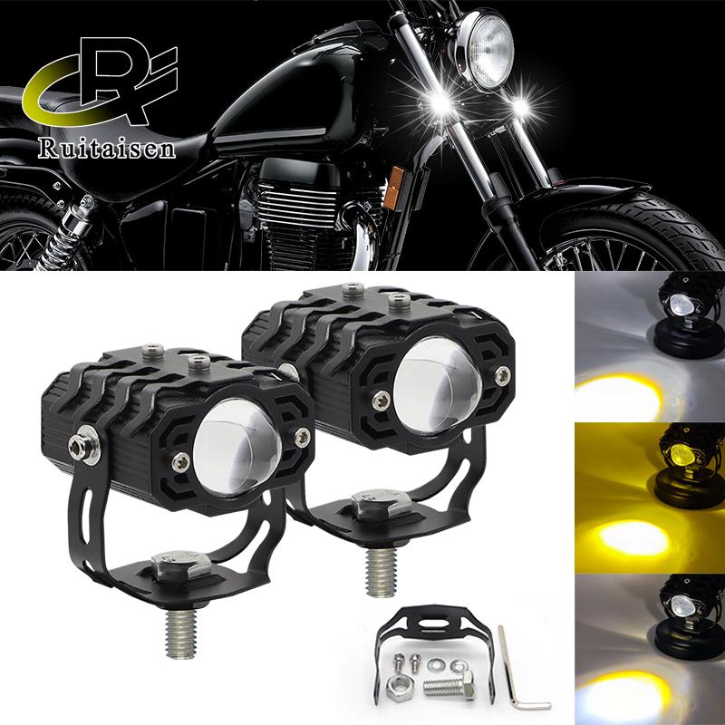 60W Motorcycle Spotlights Projector Lens 12V-60V Barra Led Lamp Super Bright Led Moto Explorers 4x4 Accessories