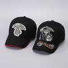 Neue Unisex-Kappe Totenkopf Pirat Bestickt Nähte Trendig Modisch Baseballkappe Männer Frauen Verstellbar Lässig Outdoor Streetwear Sportmütze