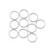 50PCS Charm Hair Rings Big Hole Cuff Clip Hair Braids Reggae Dreadlocks Beads