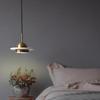Nordische minimalistische Kupfer-Marmor-Pendelleuchte für Schlafzimmer, Café, Restaurant oder Bar