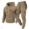 2025 Herren Logo-Print Kapuzenpullover & Jogginghosen Set