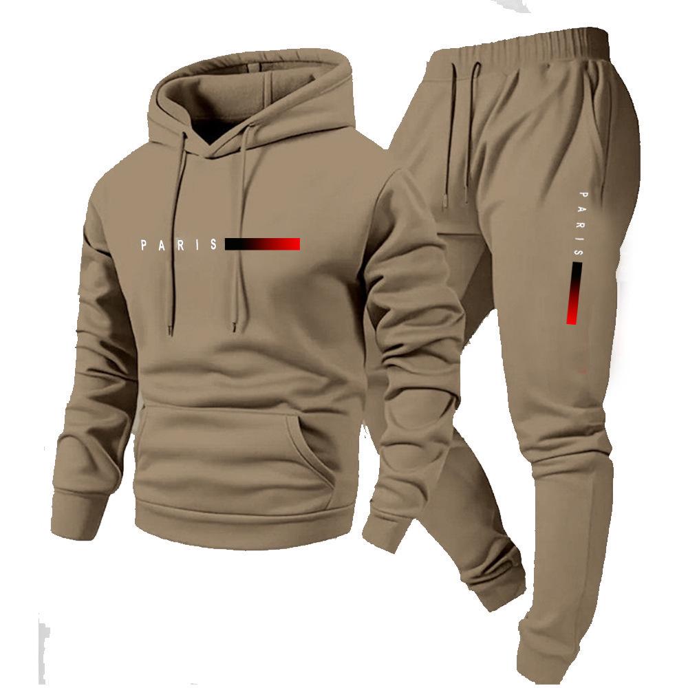 2025 Herren Logo-Print Kapuzenpullover & Jogginghosen Set