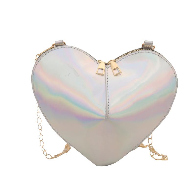 Nischen-Design Liebe Tasche 2025 Frühling und Sommer neue Damen Tasche Lackleder glänzend Umhängetasche personalisierte Mini-Umhängetasche Trend