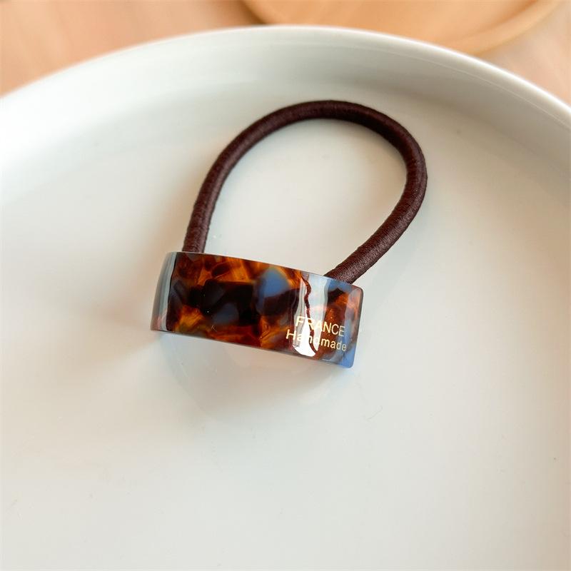 

Корейские резинки для волос с уксусной кислотой, модные простые принты, эластичные резинки для волос, аксессуары для волос для девочек, конский хвост, головной убор