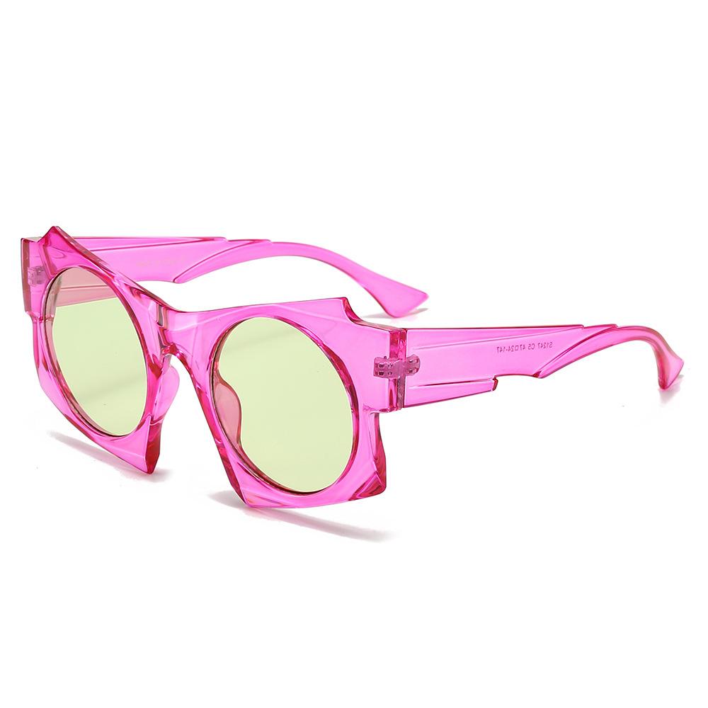 Irregular Square Frame Personality Sunglasses Fashionable And Versatile Anti-Ultraviolet Sunglasses Street Photography Glasses T