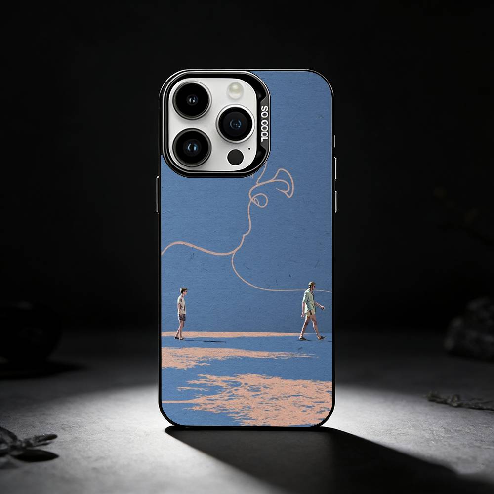 C-Call Me By Your Name Film Phone Case For iPhone 17,16,15,14,13,12,11 Plus,Pro Max,XS,Colored silver phone case