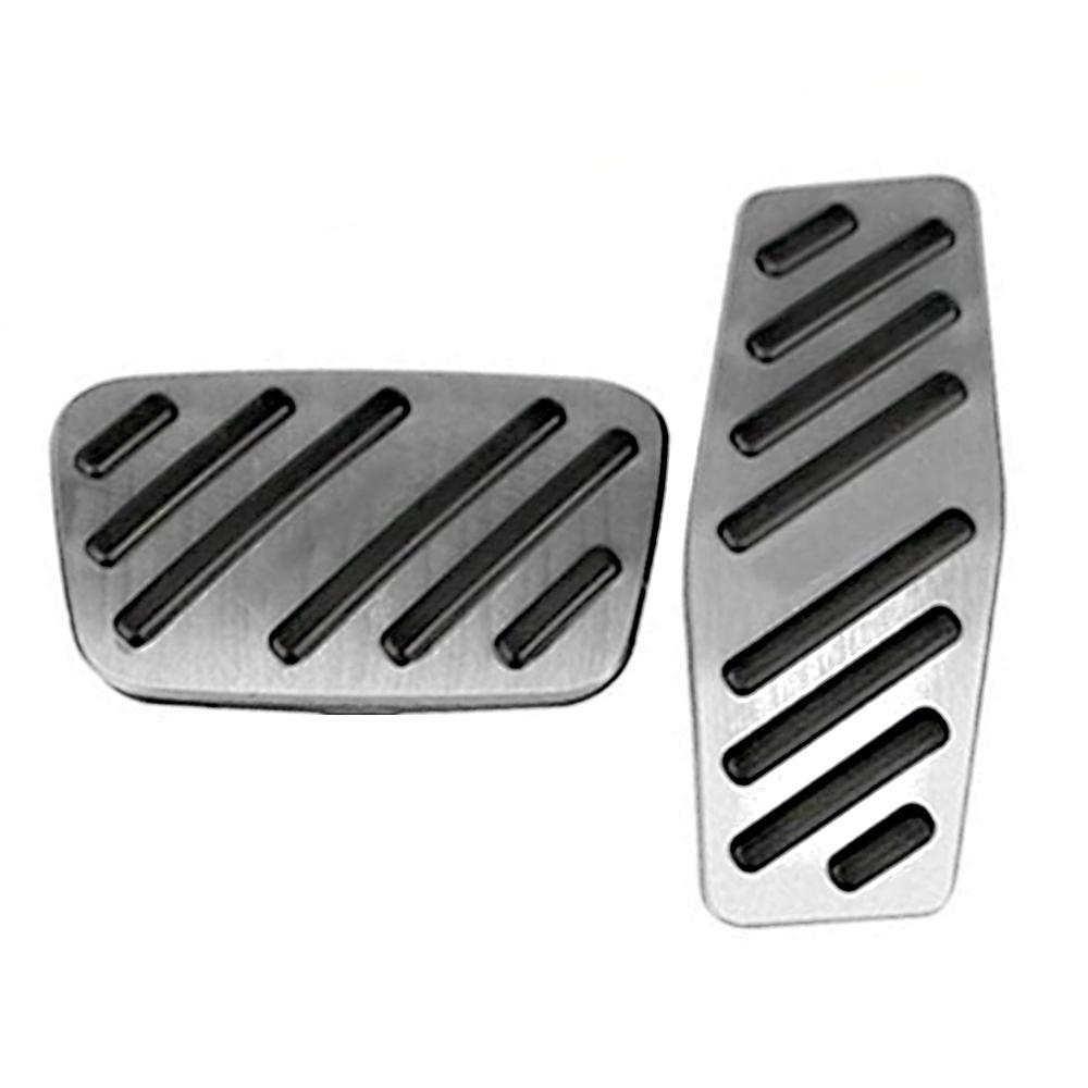 

2 шт. Накладки на педали газа и тормоза для автомобиля Chevrolet Blazer Equinox Cruze lmpala 2017- серебряный