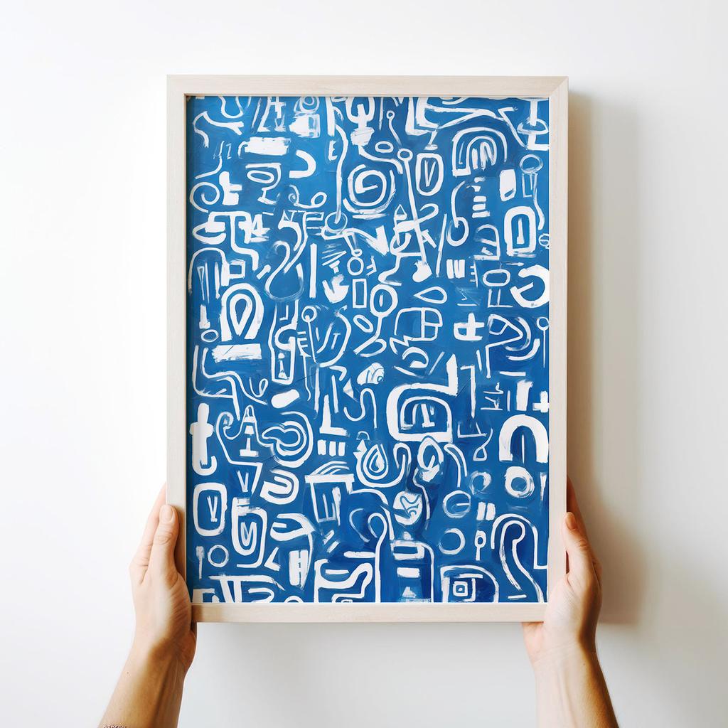 Poster Blue Paintings