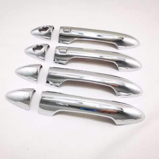 Chrome Door Handle Lid Side Cover Trim For 2016- Kia Picanto Morning 8PCS