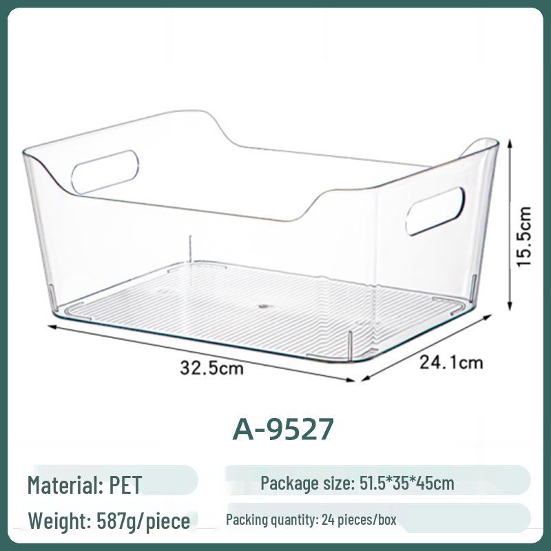 Food-Grade Transparent Refrigerator Storage Box – Large Capacity for Kitchen Organizing