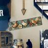 Vintage Metal Rooster Wall Art Retro Tin Sign for Home Bar Cafe Decor Weather Resistant Durable Indoor Outdoor