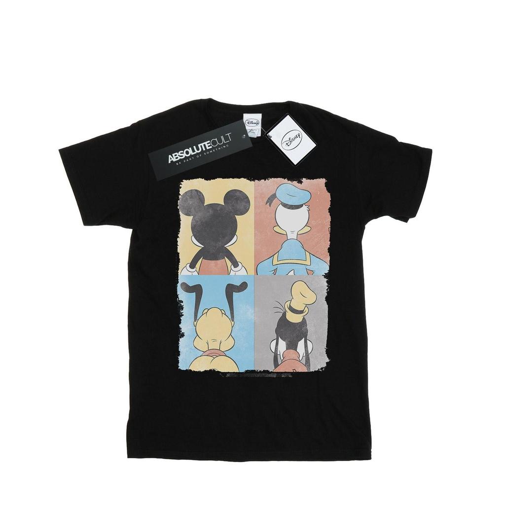 Disney Mens Mickey Mouse Four Backs T-Shirt