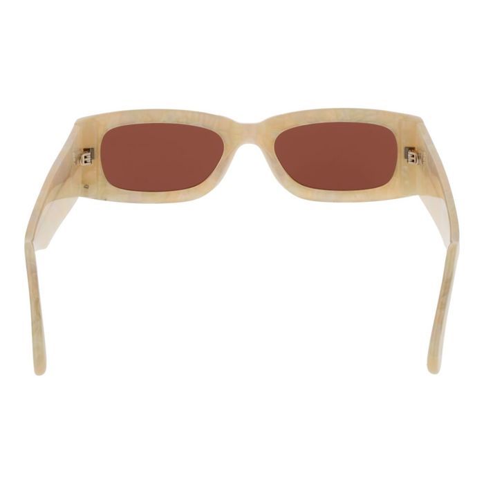 Lunettes De Soleil GCDS Crème Unissexe
