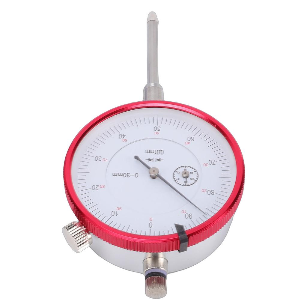 Dial Indicator Industrial Accurate Dial Gage 0 30mm Measuring Range 0.01mm Resolution