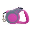 Color Block Bone Retractable Dog Leash: Portable, Frosted, and Automatic