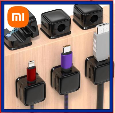 1/3/6 Stück Kabel-Organizer-Halter Magnetischer Kabel-Glatter Verstellbarer Kabelhalter Kabelmanagement unter dem Schreibtisch Draht-Halter Auto-Clips