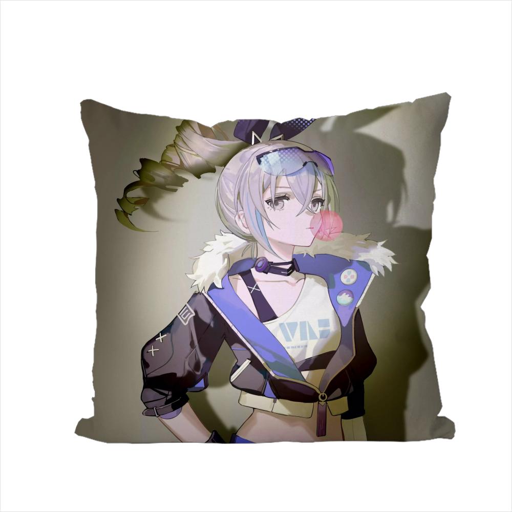Honkai Star Rail Pillow Case For Car Sofa Decorative Home Doublesided Print Plush Square Throw Pillow Cushion Cover