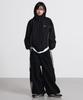 Filluminate Curved Line Windbreaker - Black