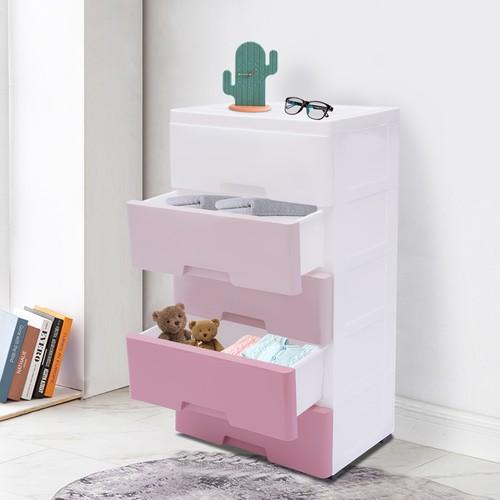 5-Tier Storage Tower with 5 Drawers, Organizer Rack Closet for Clothes, Ideal for Storing Clothes, Towels, and Toys