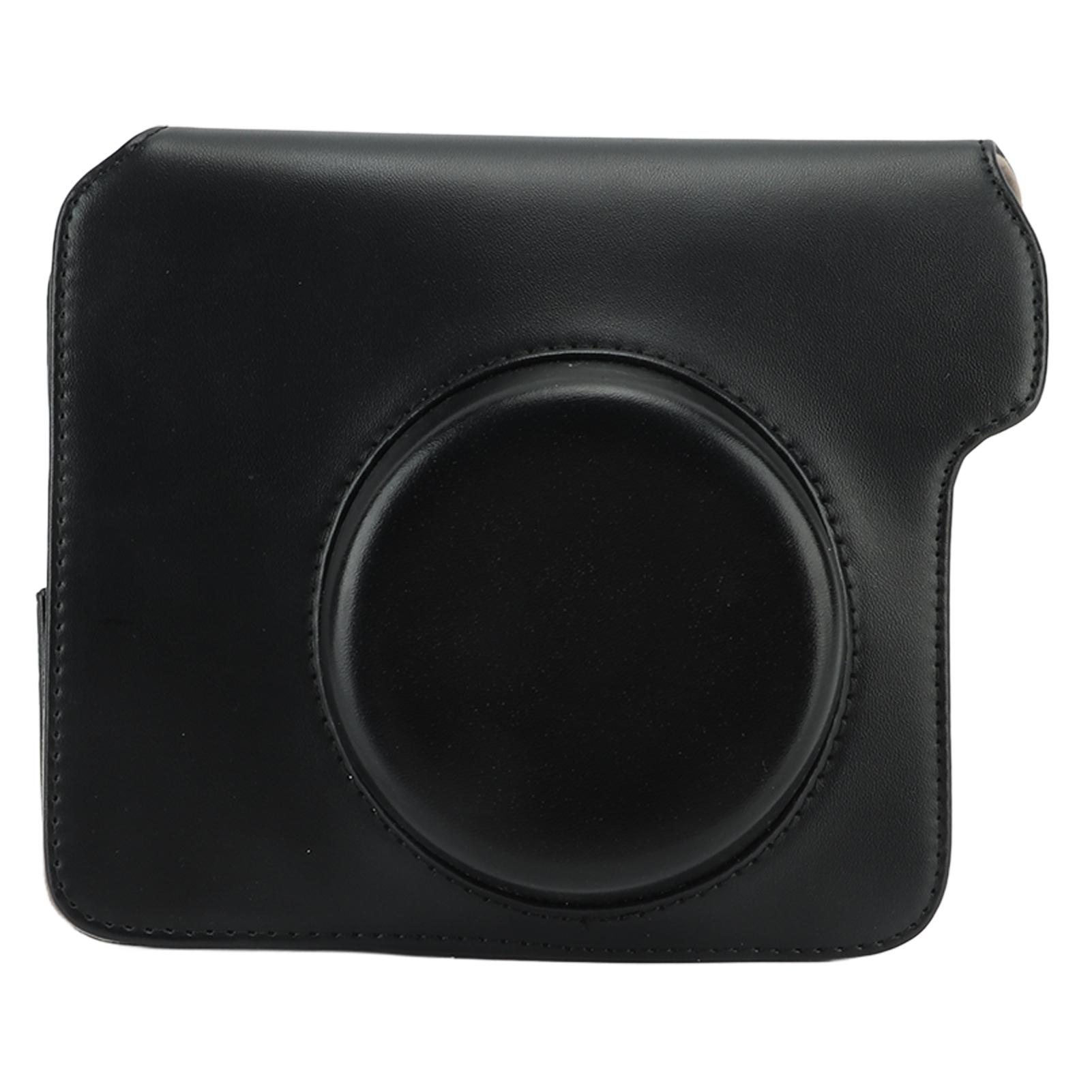 

Mini Instant Camera Protective Bag PU Camera Case With Adjustable Shoulder Strap For Fujifilm чёрный