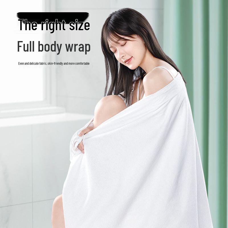 Individually Packaged Compressed Pure Cotton Bath Towel for Travel - Thick & Large