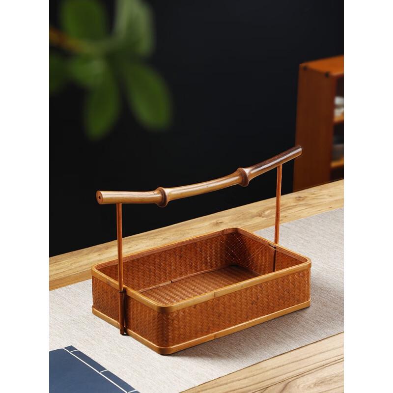 Youde Handmade Bamboo Lacquer Tea Basket