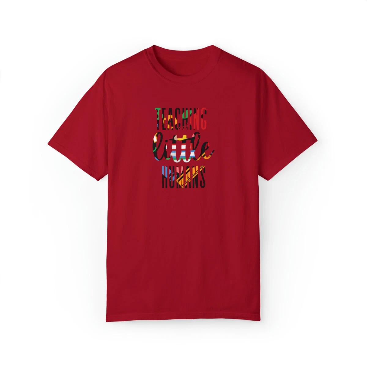 Teaching Little Humans Teacher T-Shirt, Kindergarten Teacher Shirt 2XL