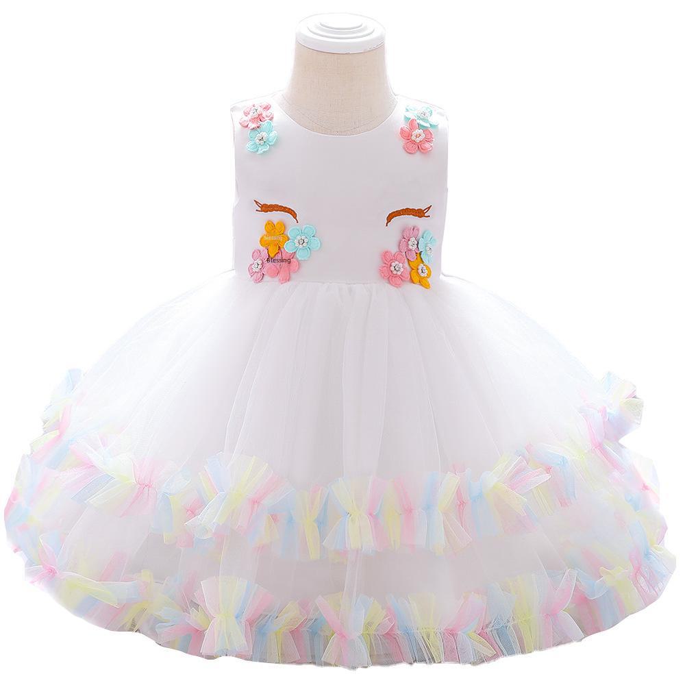 Unicorn Holiday Dress for Girls - Kids' Skirt & Dress with Unicorn Design