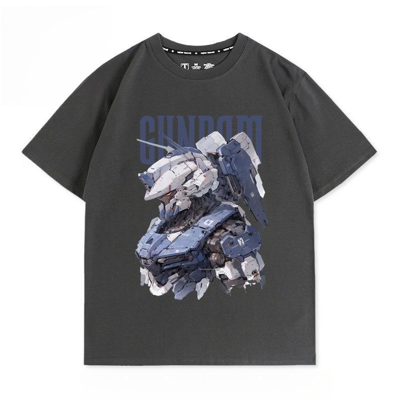 

Mobile Suit Gundam Anime Printed Tshirt Mens and Womens Tshirt Mens Top Sports Tshirt 2026 Summer New Tee 4XL