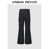 UR 2025 Fall Women's Utility Pocket Cotton Flare Pants