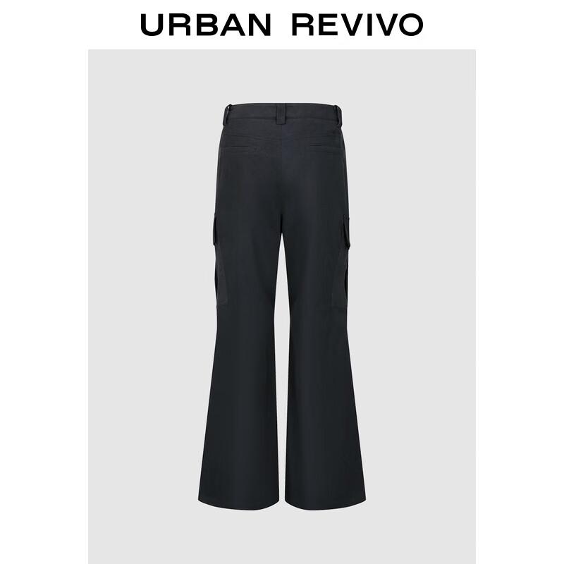 UR 2025 Fall Women's Utility Pocket Cotton Flare Pants
