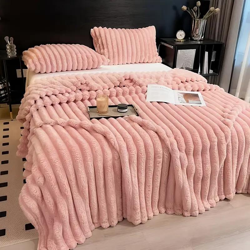Plyšová deka Falei plyšová deka Polední deka na spaní Coral Velvet Cover Dec Zimní silná plyšová deka